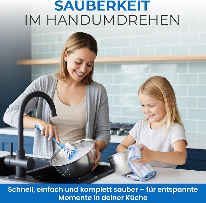 Premium Universal Reinigungsbürste kompatibel für Thermomix TM7,TM6,TM5&amp;Bosch Küchenmaschine Made in
