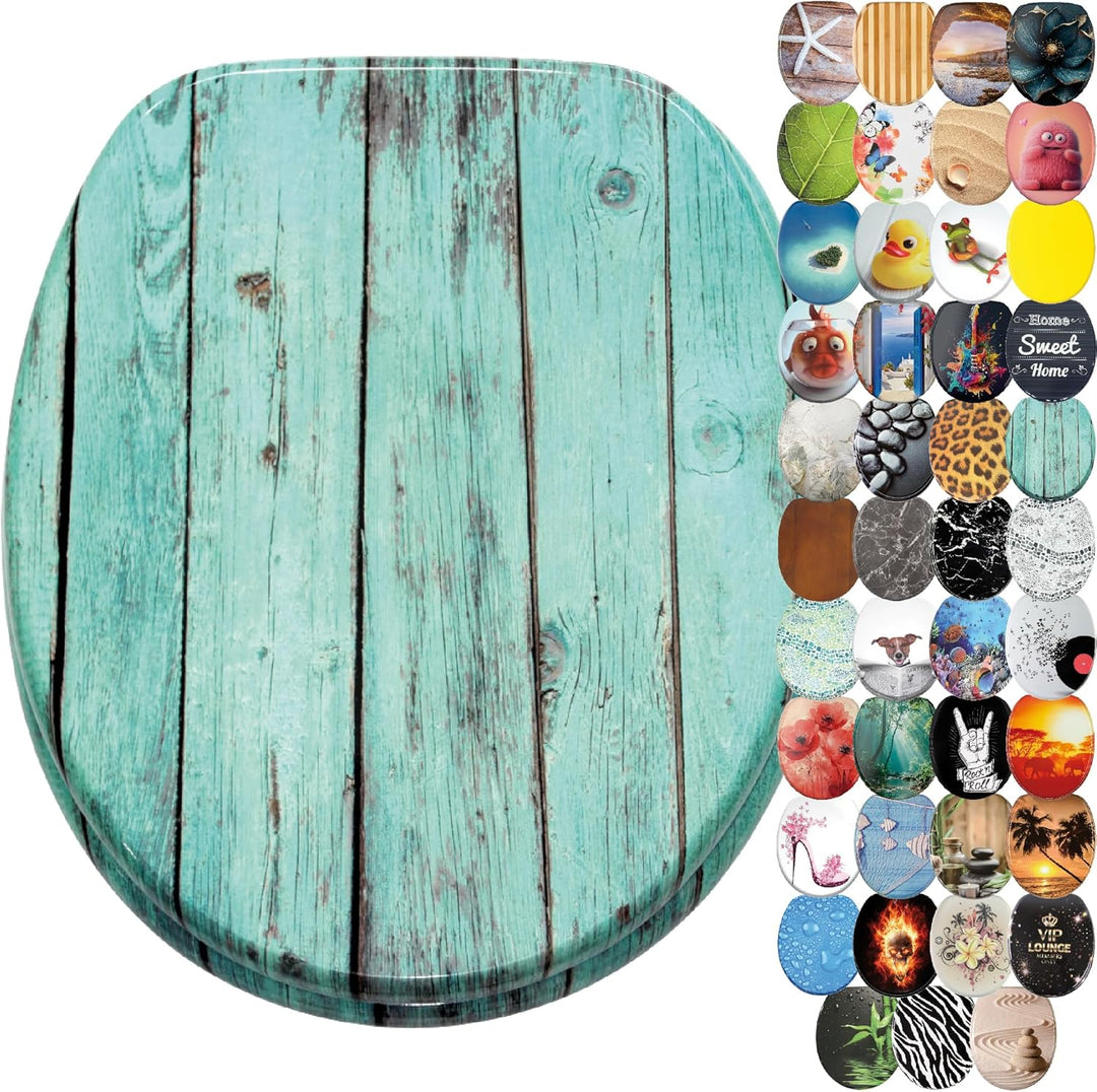 Sanilo WC Sitz mit Absenkautomatik, viele schöne Toilettendeckel zur Auswahl, hochwertige und stabil