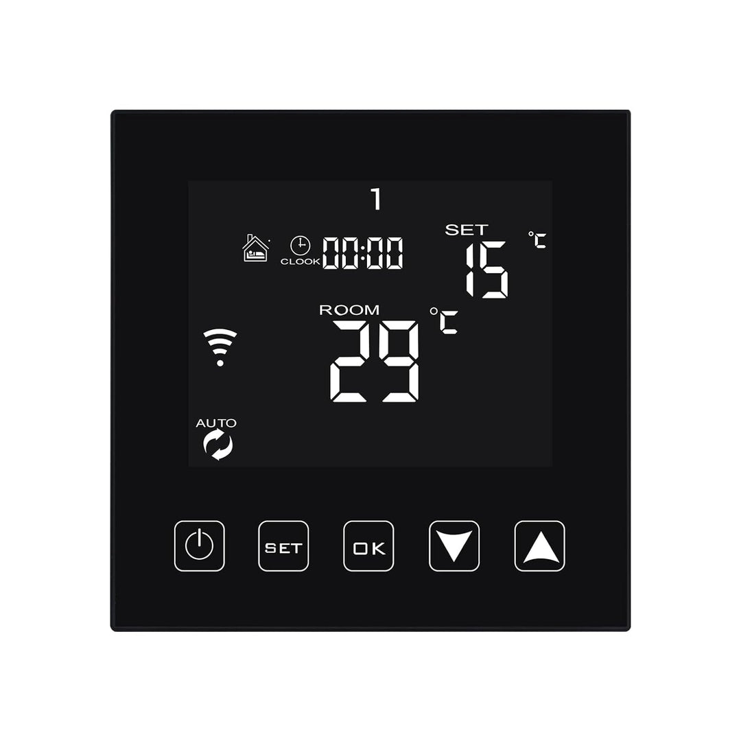 KETOTEK Smart Thermostat WiFi für Wasser/Gas Boiler 3A Kompatibel mit Alexa Echo/Google Home/Tuya, P