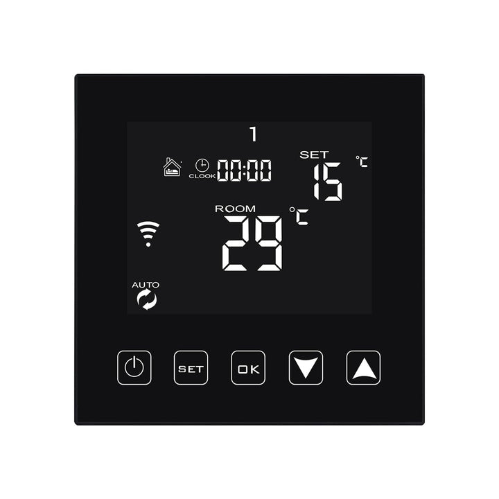 KETOTEK Smart Thermostat WiFi für Wasser/Gas Boiler 3A Kompatibel mit Alexa Echo/Google Home/Tuya, P