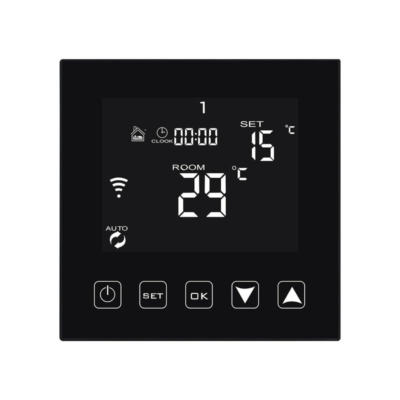 KETOTEK Smart Thermostat WiFi für Wasser/Gas Boiler 3A Kompatibel mit Alexa Echo/Google Home/Tuya, P
