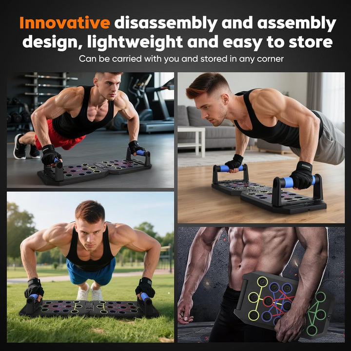 Liegestützbrett, Liegestützgriffe Liegestütze Brett Push Up Board, Brusttrainer Männer Fitnessgeräte