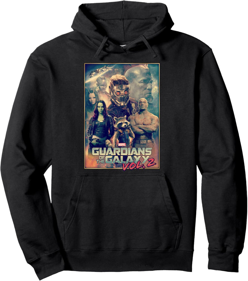 Marvel Guardians Of The Galaxy Vol. 2 Group Poster Pullover Hoodie