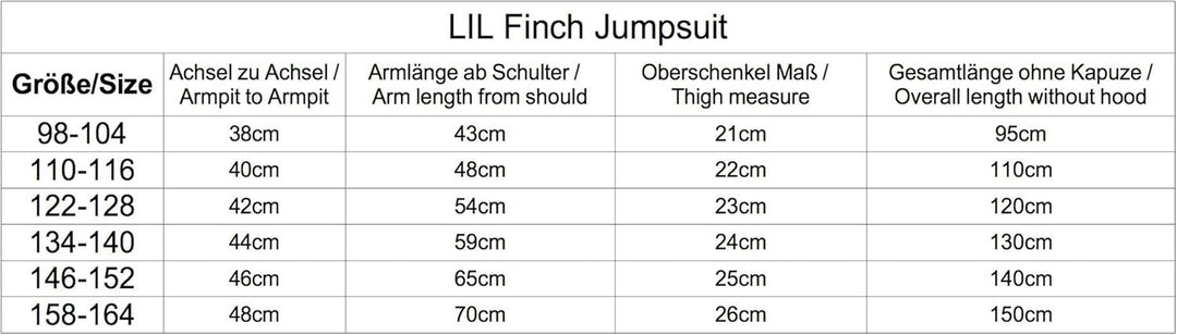 LIL'Finch LFV2 Kinder Jumpsuit Jungen Mädchen Overall Kids Jogger Onesie Anzug 98-104 Schwarz, 98-10
