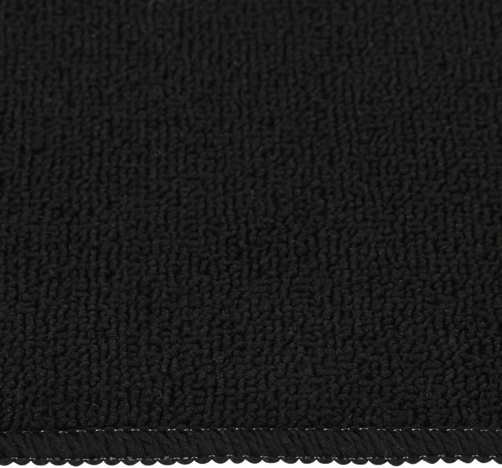 homiuse Antirutsch Stufenmatten 15 STK. 75x20 cm Schwarz Rechteckig Treppenstufen Matten Modern Stuf