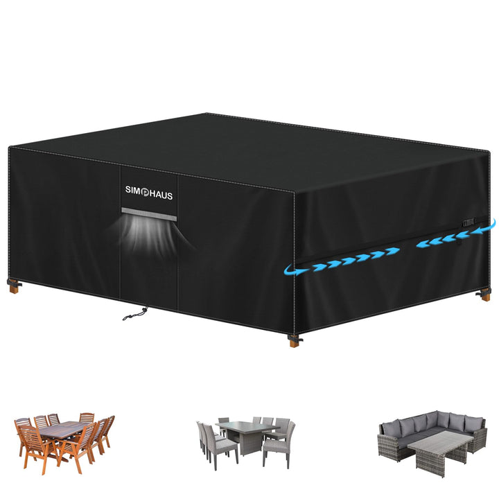 Abdeckung Gartenmöbel Wasserdicht Abdeckplane Gartenmöbel | Schutzhülle Gartenmöbel Winterfest Loung