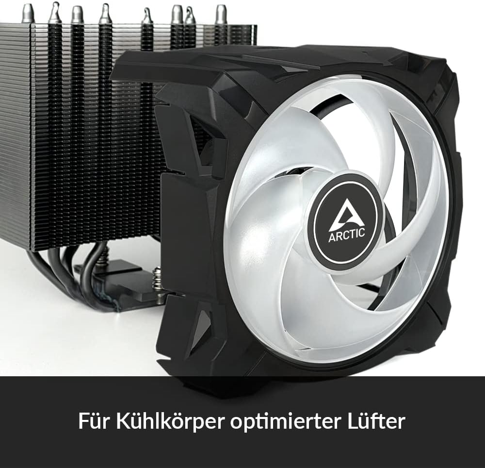 ARCTIC Freezer i35 A-RGB - Intel spezifischer Single-Tower-CPU-Kühler mit A-RGB, druckoptimierter 12