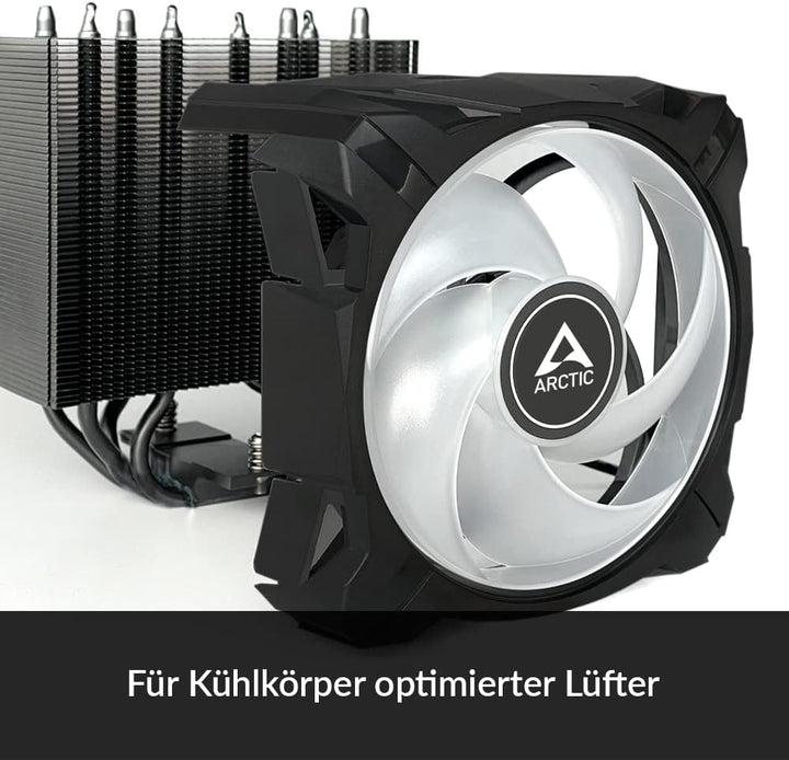 ARCTIC Freezer i35 A-RGB - Intel spezifischer Single-Tower-CPU-Kühler mit A-RGB, druckoptimierter 12
