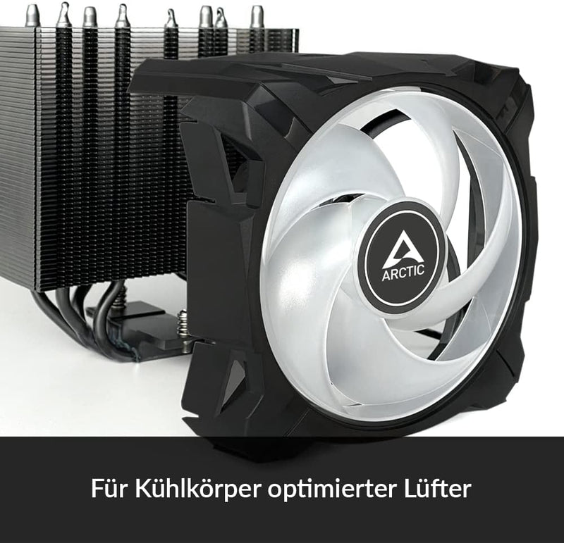 ARCTIC Freezer i35 A-RGB - Intel spezifischer Single-Tower-CPU-Kühler mit A-RGB, druckoptimierter 12