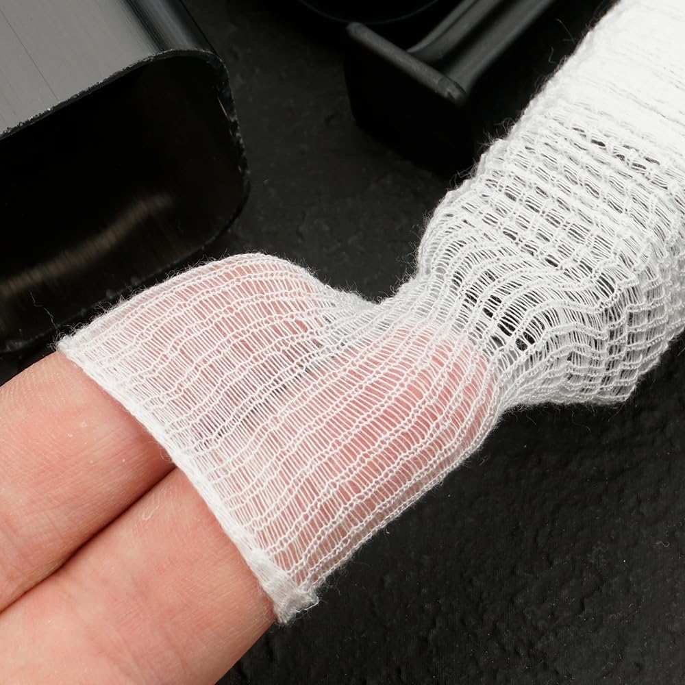 Hirisi Tackle PVA Netz mit Stössel, 5M Rolle für Karpfenangeln, 18/25/37mm Breite, für schnell lösen