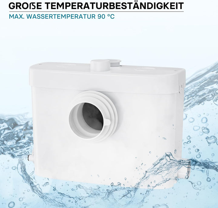 XPOtool 3/1 Hebeanlage mit Frontanschluss, 450W Förderhöhe 7,5m, für Schmutzwasser & Fäkalien