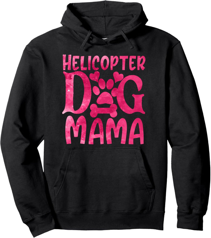 hubschrauber hund mama Pullover Hoodie