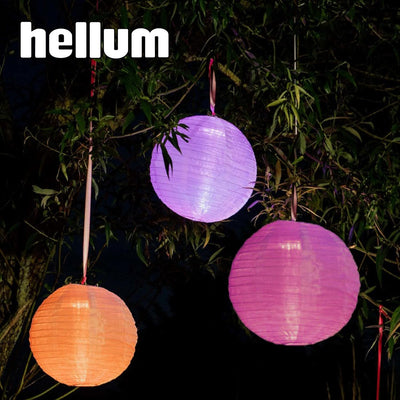 Hellum LED Lampion aussen mit Fernbedienung I Wetterfest Lampion mit wasserdichtem Teelicht I 5x30cm