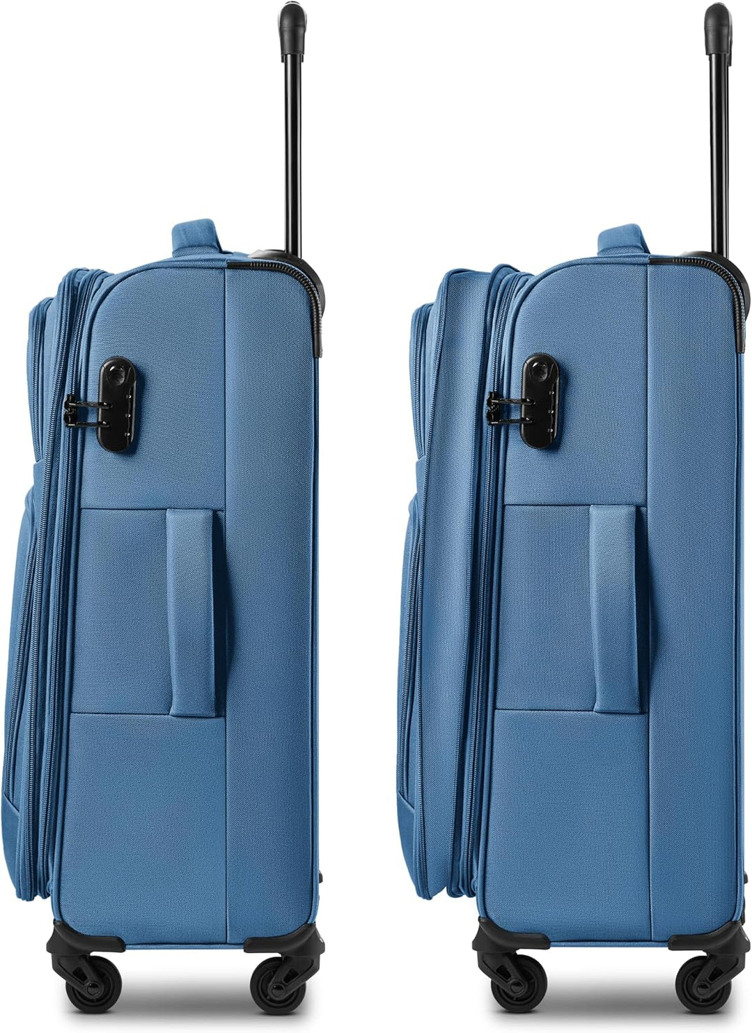 Smartbox Weichgepäck Koffer-Set 3-teilig für Damen & Herren | leichte & stabile Reise-Trolleys, hoch