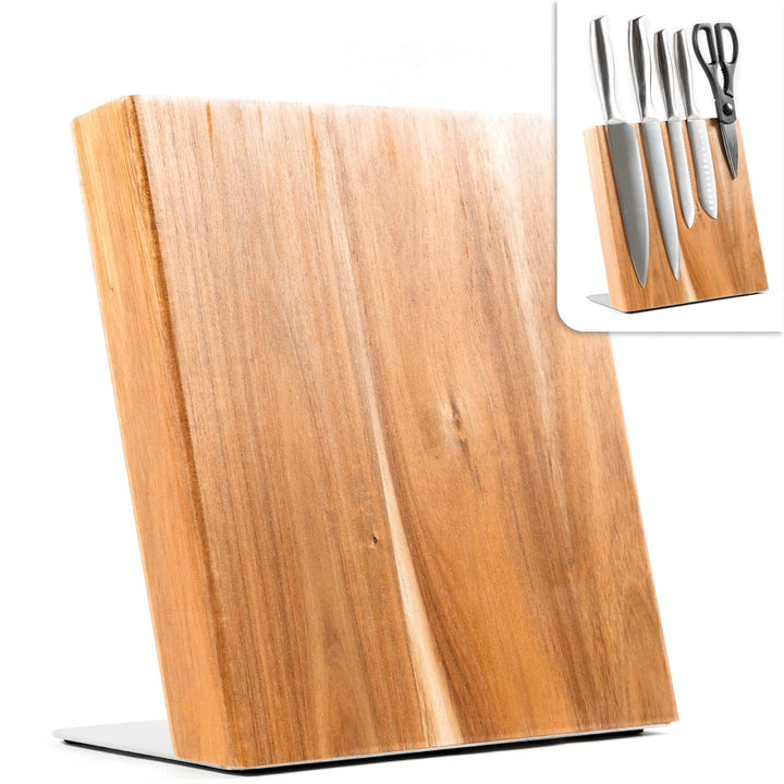 Coninx Magnet Messerblock ohne Messer 22x23CM | Magnetischer Messerblock unbestückt zur sicheren, sa