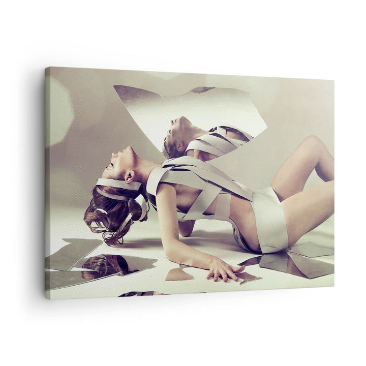 Bilder auf Leinwand Weiblich modell posieren beine Leinwandbild 70x50cm Wandbilder Dekoration Wohnzi