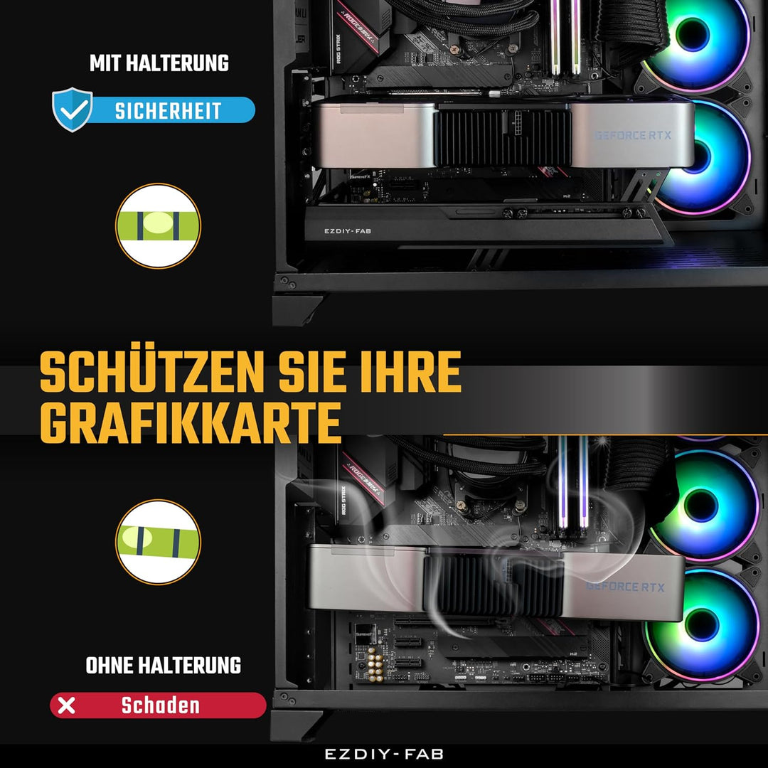 EZDIY-FAB GPU-Halterung Grafikkarte GPU-Unterstützung Videokartenhalterung Halterung,Schanzbare Stru