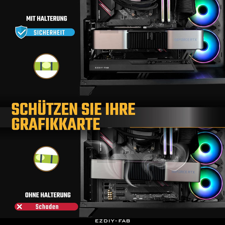 EZDIY-FAB GPU-Halterung Grafikkarte GPU-Unterstützung Videokartenhalterung Halterung,Schanzbare Stru