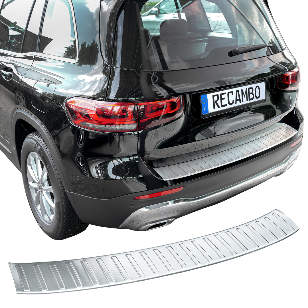 Ladekantenschutz Edelstahl MATT kompatibel für Mercedes GLB | Typ X247 | BJ ab 2019> | premium Quali