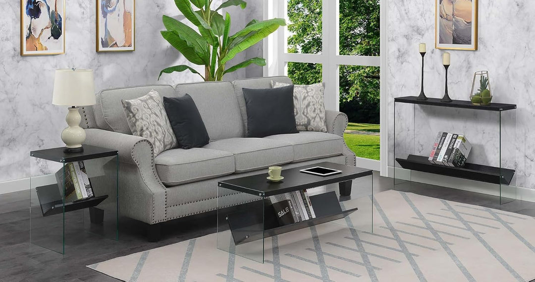 Convenience Concepts SoHo Modern Living Aufbewahrungsregal, moderner Couchtisch für Familienzimmer,
