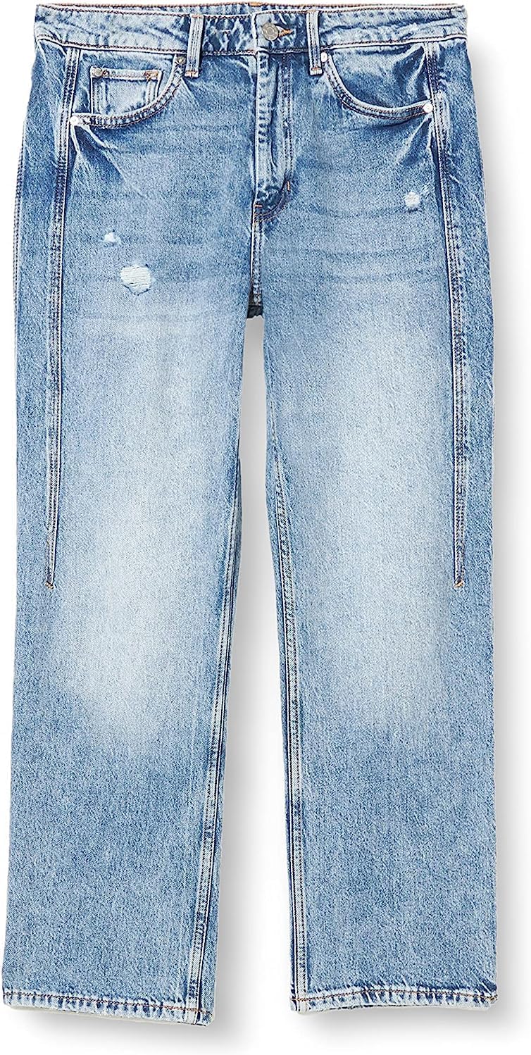 s.Oliver Damen Jeans-hose 7/8 Jeans Hose 7 8, Blau, 38 EU