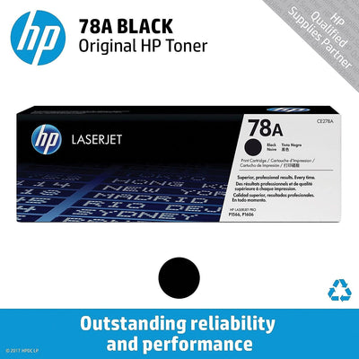 HP 78A (CE278A) Schwarz Original Toner für HP Laserjet Pro P1566, P1606dn, M1536dnf Standard Single,