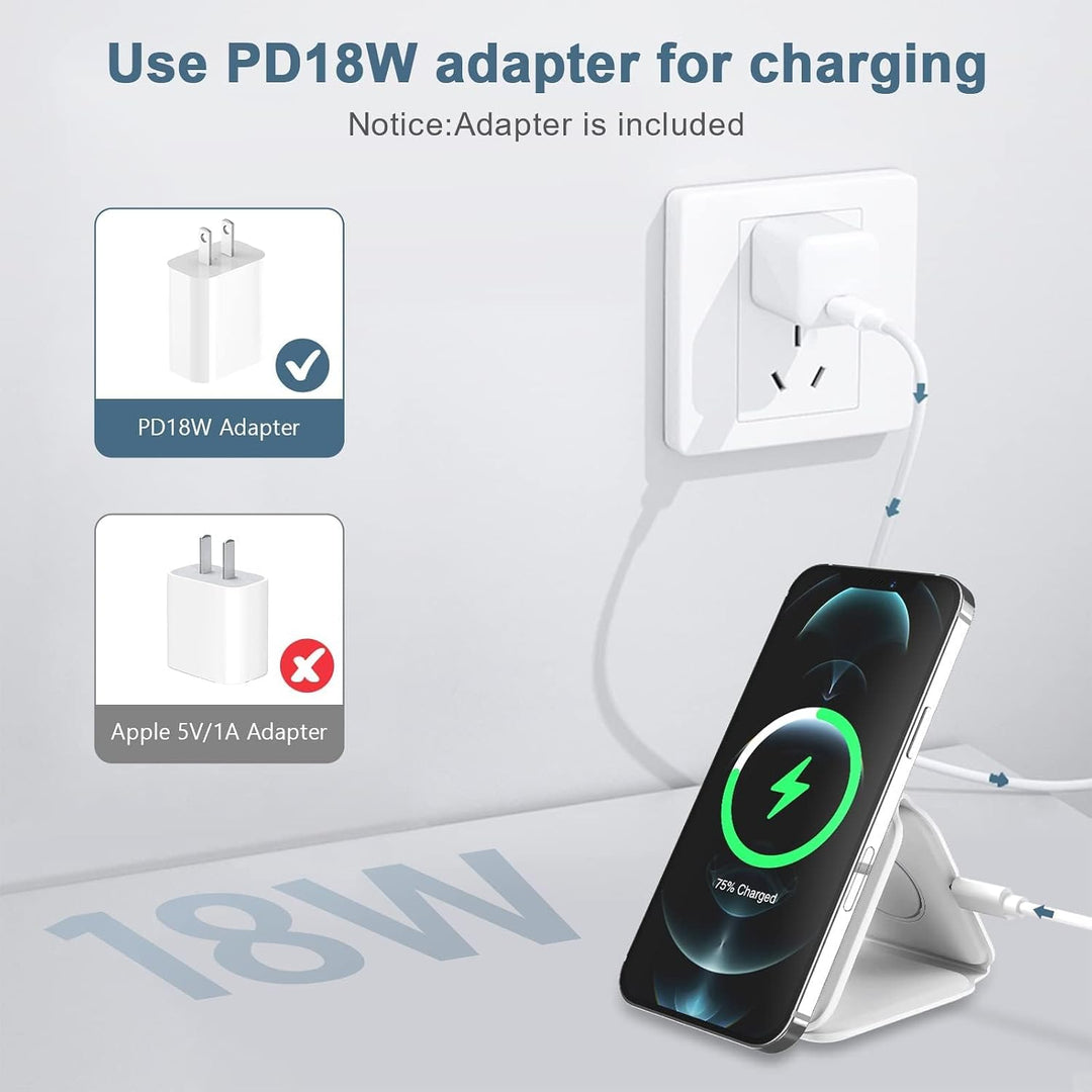 Neueste 3 in 1 Faltbare Magnetische Kabellose Ladestation,Ankilo Faltbare Wireless Ladepad Kompatibe