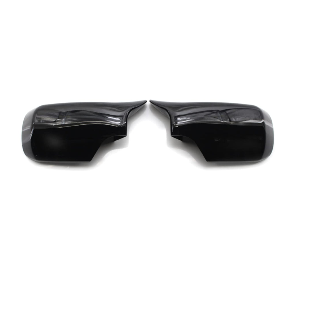 Viviance 1-Paar ABS Material Rückspiegel Fall Spiegel Abdeckung Kappe Shell kompatibel mit BMW E46 3
