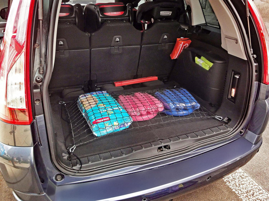 TrunkExpert Kofferraum Netz Kompatibel mit Citroen C4 Grand Picasso - I Minivan: 2006-2013 Gepäcknet