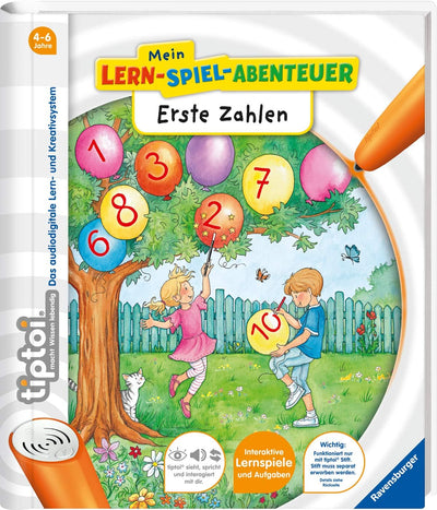 Ravensburger tiptoi Starter-Set 00803: Stift und Erste Zahlen-Buch - Lernsystem für Kinder ab 4 Jahr