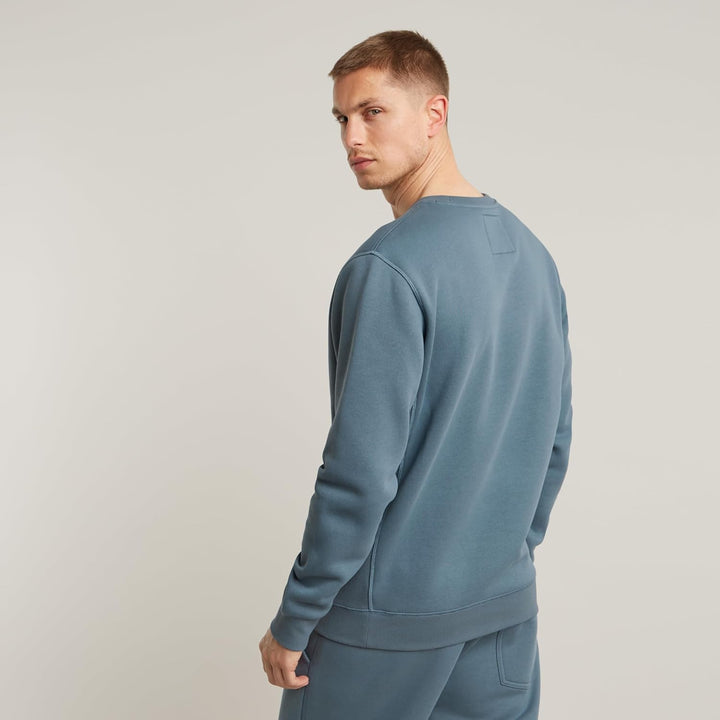 G-Star Herren Premium Core Sweater Sweats (1er Pack) S Blau (Avio D16917-c235-1820), S Blau (Avio D1