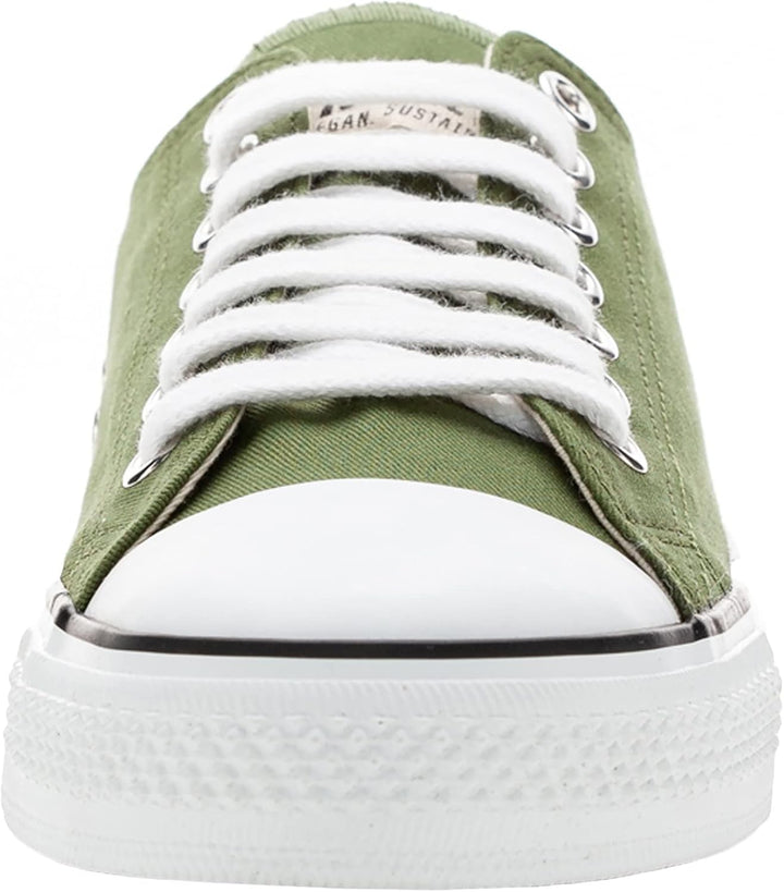 Ethletic - Unisex - Sneaker - Trainer White Cap Lo Cut 47 EU Camping Green Just White, 47 EU Camping