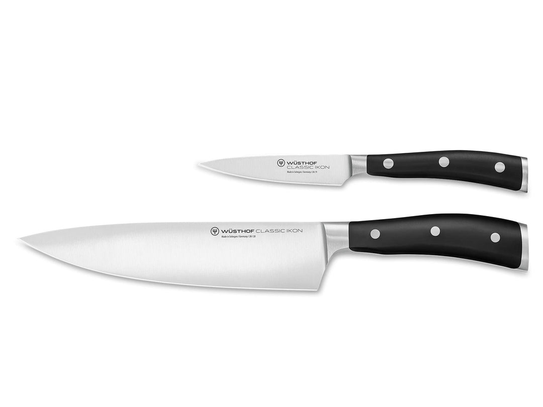 WÜSTHOF Classic Ikon Messersatz mit 2 Messern Koch- und, Koch- und Gemüsemesser, Single