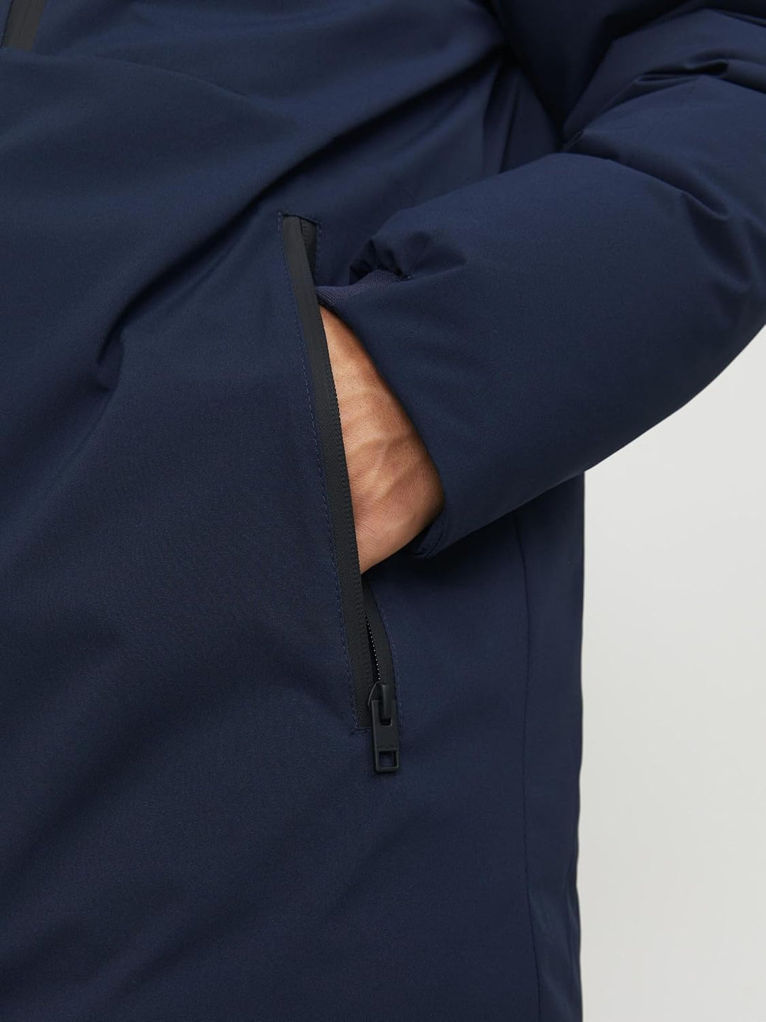JACK & JONES Male Parka Parka, Navy Blazer
