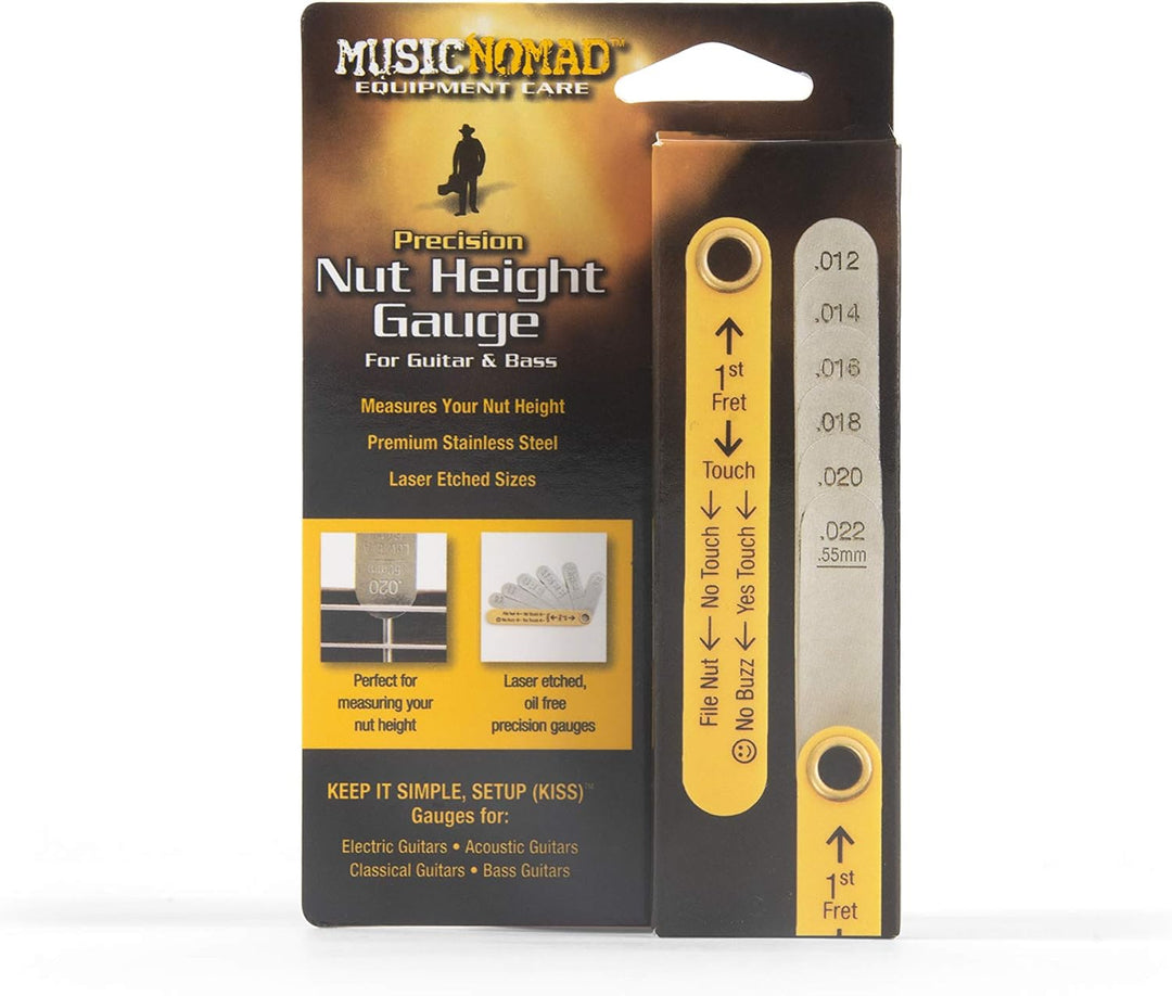 MusicNomad MN601 Precision Nut Height Slotting Gauge Tool
