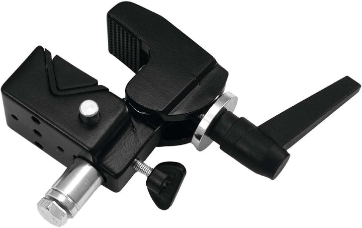 2 x Eurolite TH-2SC QUICK-LOCK Scheinwerfer Haken Super Clamp schwarz incl. Zapfen für 13-55 mm Rohr