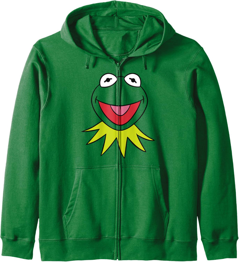 Disney Die Muppets Kermit Big Face Kapuzenjacke