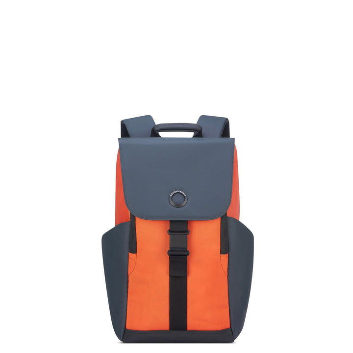 DELSEY PARIS - SECURFLAP - Weicher Rucksack - 45x31x14 cm - 21 Liter - S - Orange, Orange