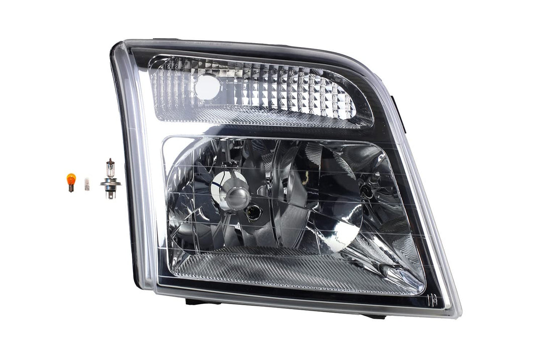 Johns, Scheinwerfer passend für Ford Transit Connect 02 06/02- rechts + Leuchtmittel