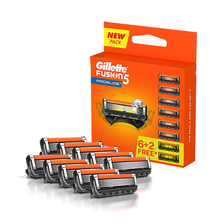 Gillette Fusion ProGlide (8 Blades) 8 Cartridge, 8 Cartridge