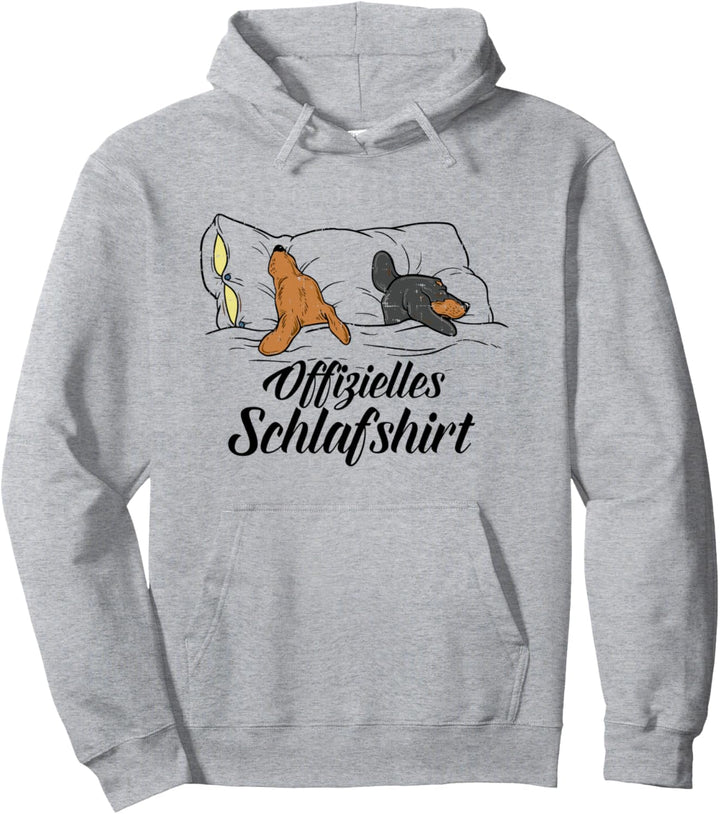 Dackel Dackelhund Offizielles Schlafshirt Retro Geschenk Pullover Hoodie
