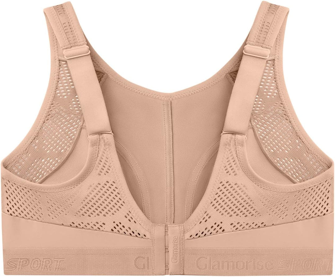 Glamorise Damen Sports Bra, Undurchsichtige 75C Haut, 75C Haut