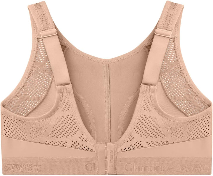 Glamorise Damen Sports Bra, Undurchsichtige 75C Haut, 75C Haut