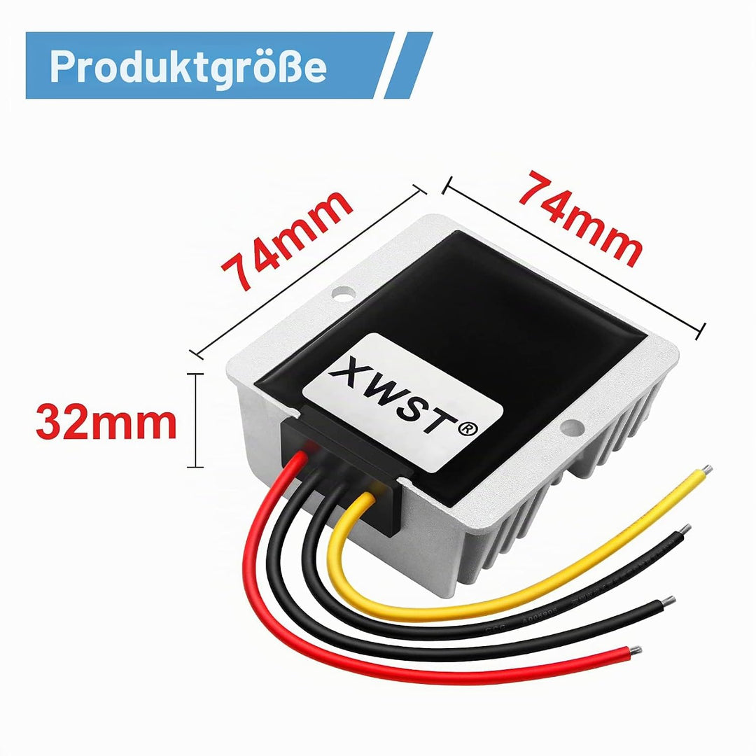 XWST DC 12V auf DC13.8V Spannungswandler 10A 138W Auto Netzteil Wandler Konverter Transformator Traf