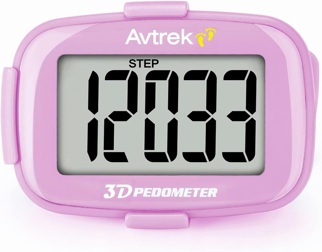 AVTREK Präziser 3D-Schrittzähler Mini-Schrittzähler für Walking oder Laufen im Freien Wanderaktivitä
