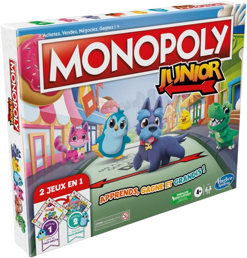 Hasbro Monopoly Junior 2 in 1 - Kinderbrettspiel