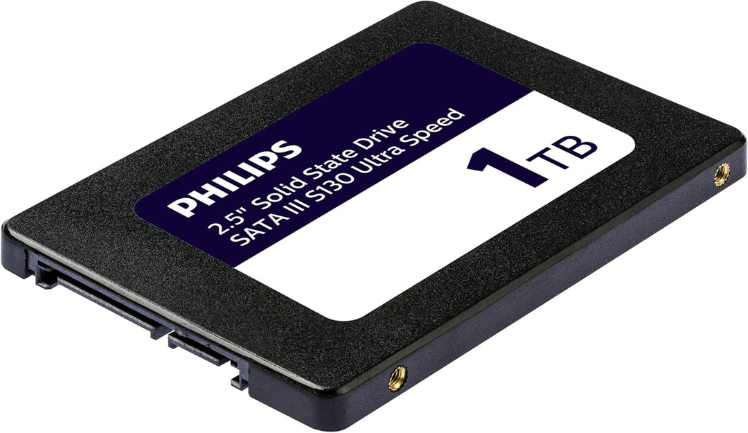 PHILIPS Interne SSD 2.5" SATA III 1 TB S130 Ultra Speed, Lesegeschwindigkeit bis zu 550 MB/s 1 TB Sa