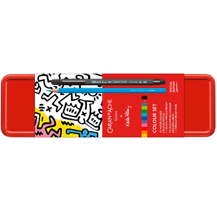 Caran d'Ache Farben-set KEITH HARING - Sonderedition