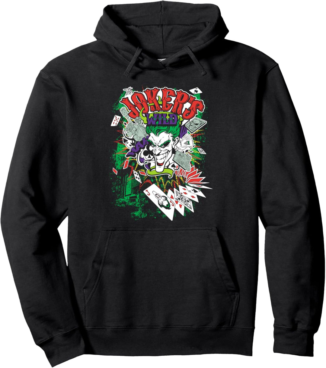 Batman Joker's Wild Pullover Hoodie