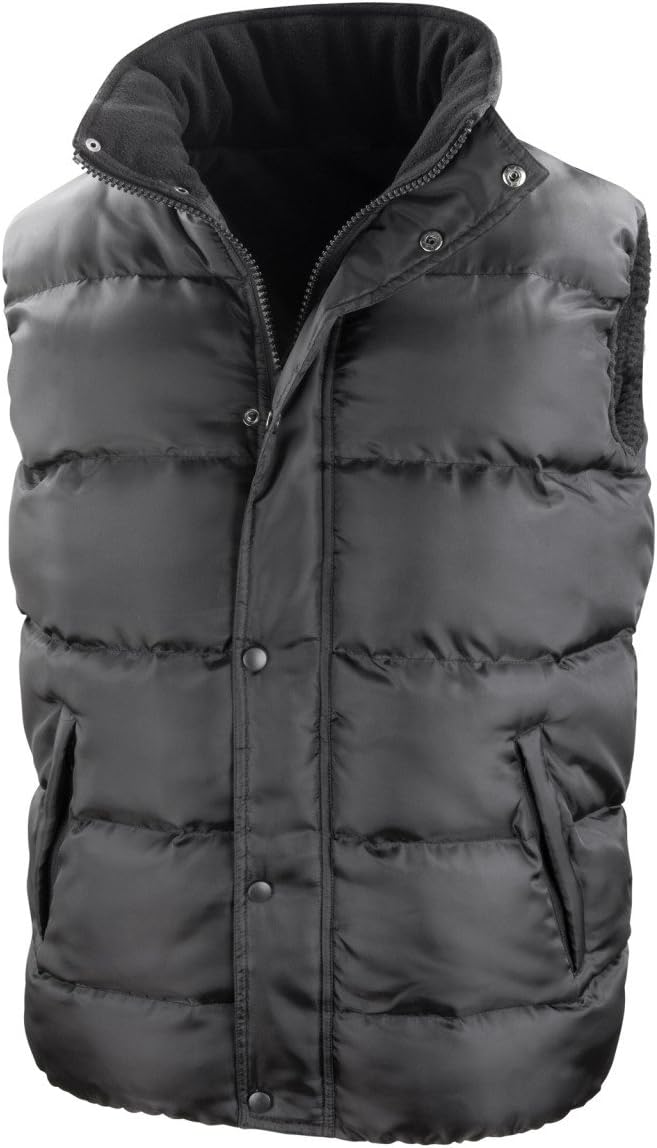 Result Core Nova Lux Herren Winterweste / Steppweste, wasserabweisend, winddicht S,Schwarz